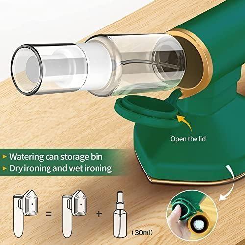 Portable Micro Steam Iron, Green Iron